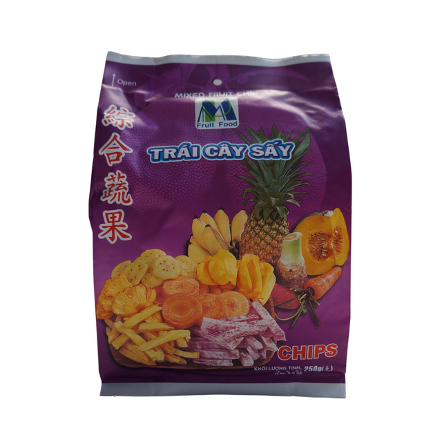 Fruit Food Mixed Fruit Chips 250g Front