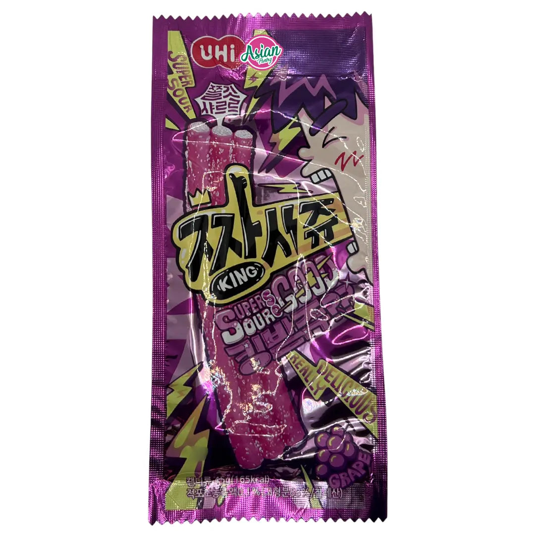 Ozzy Super Sour Strip Jelly - Grape 40g