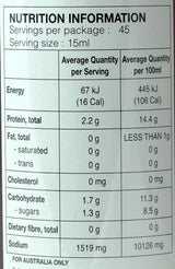 Three Crabs Fish Sauce 682ml Nutritional Information & Ingredients