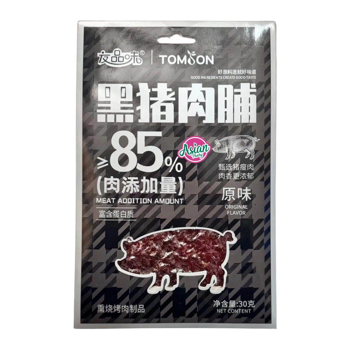 Youpinwei Black Pork Jerky Original Flavour 30g