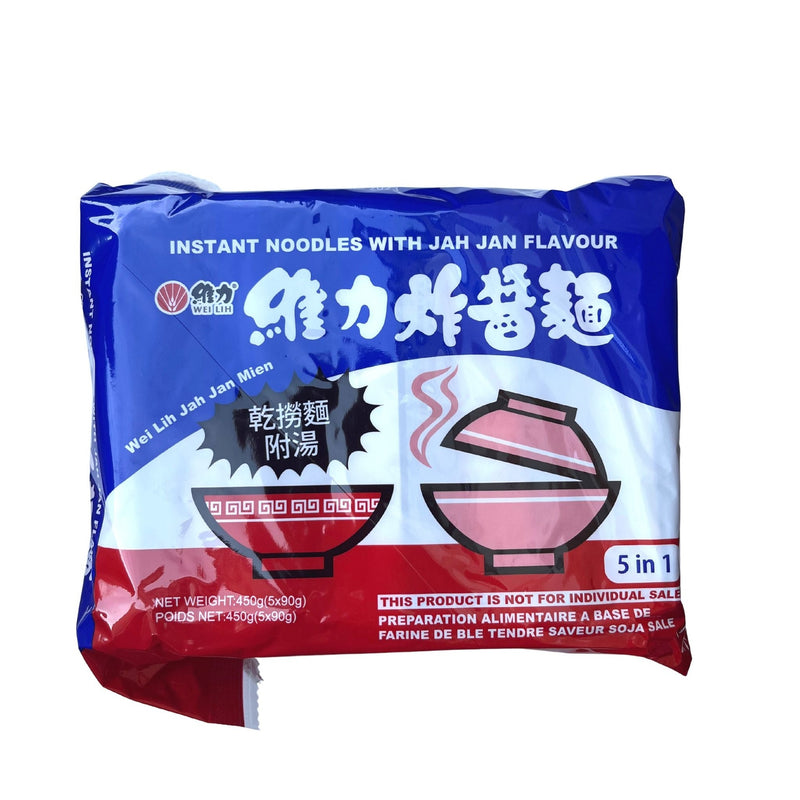 Wei Lih Jan Jan Flavour Noodles 5pk x 90g 450g