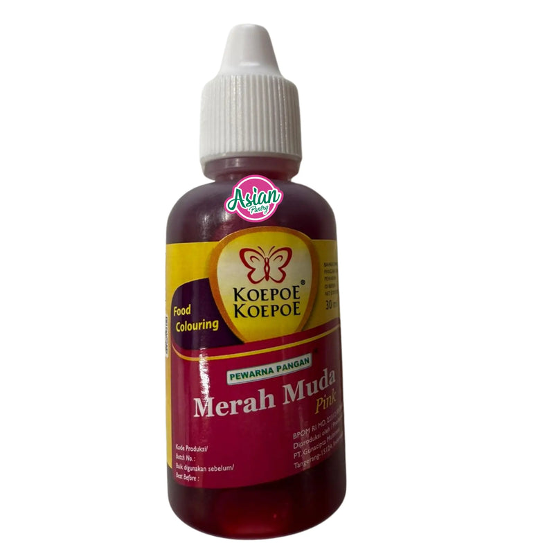 Koepoe Koepoe Food Colouring - Pink/Merah Muda 30ml