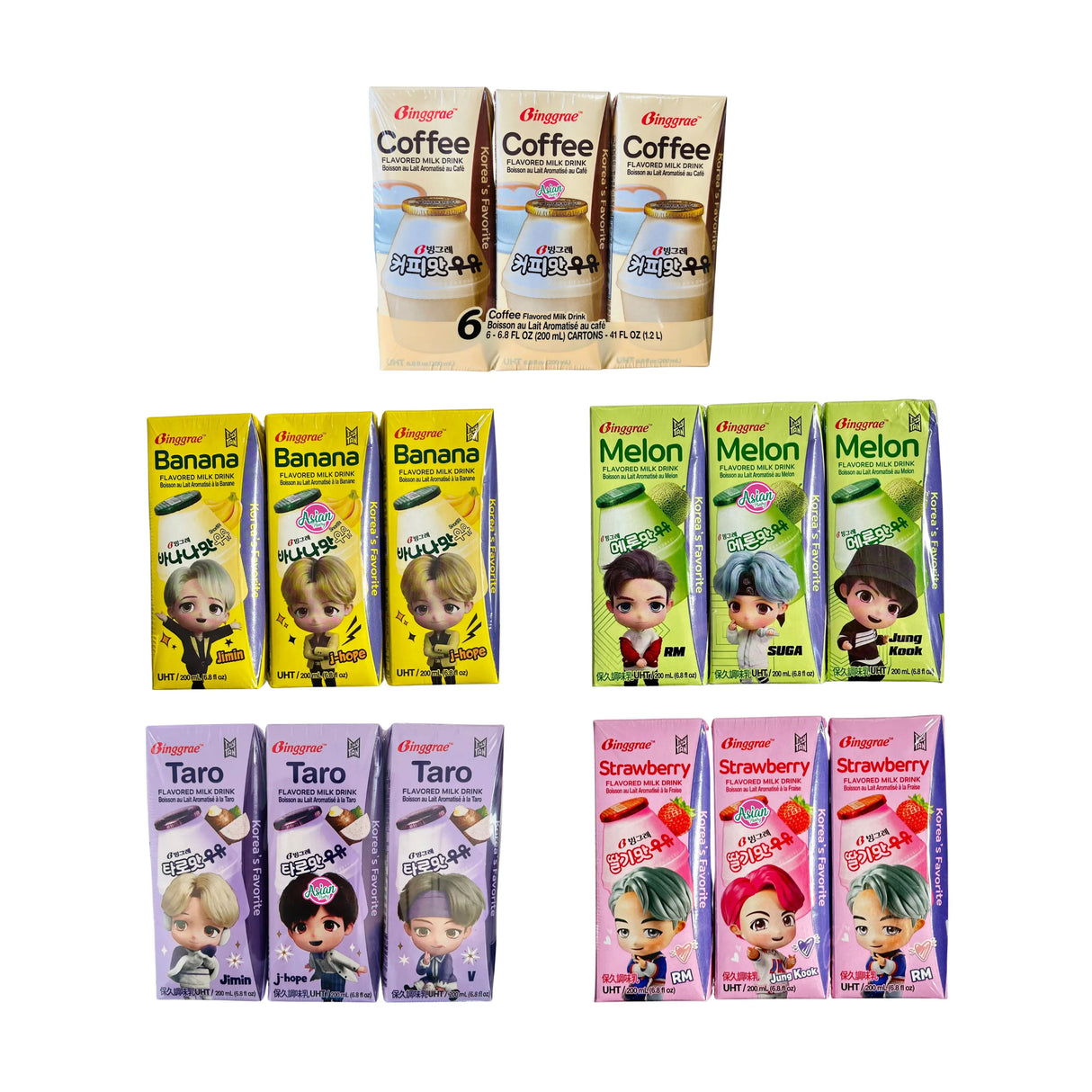 Binggrae Flavoured Milk Bundle
