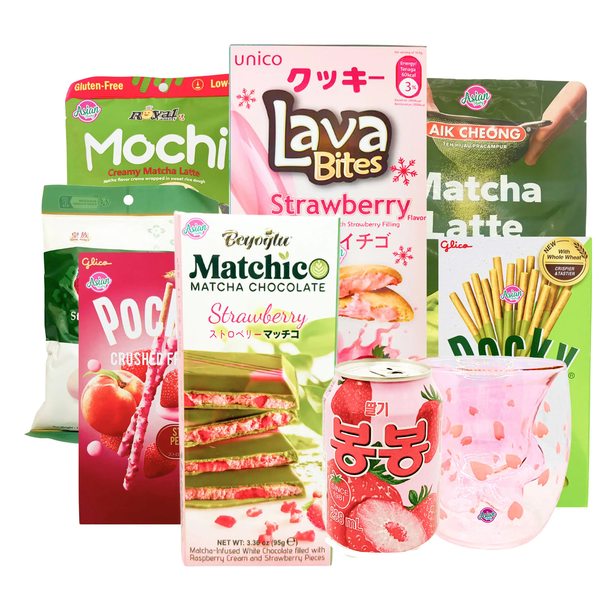 Asian Pantry Matcha Strawberry Bundle