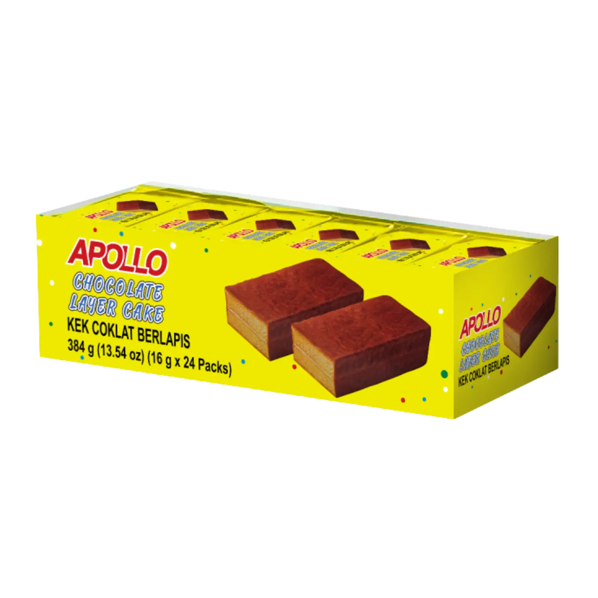 Apollo Chocolate Layer Cake 24pk