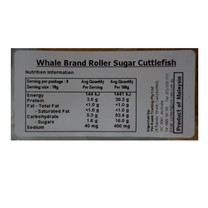 Whale Brand Sugar Rolled Cuttlefish 80g