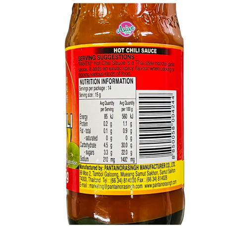 Pantai Hot Chili Sauce 200ml