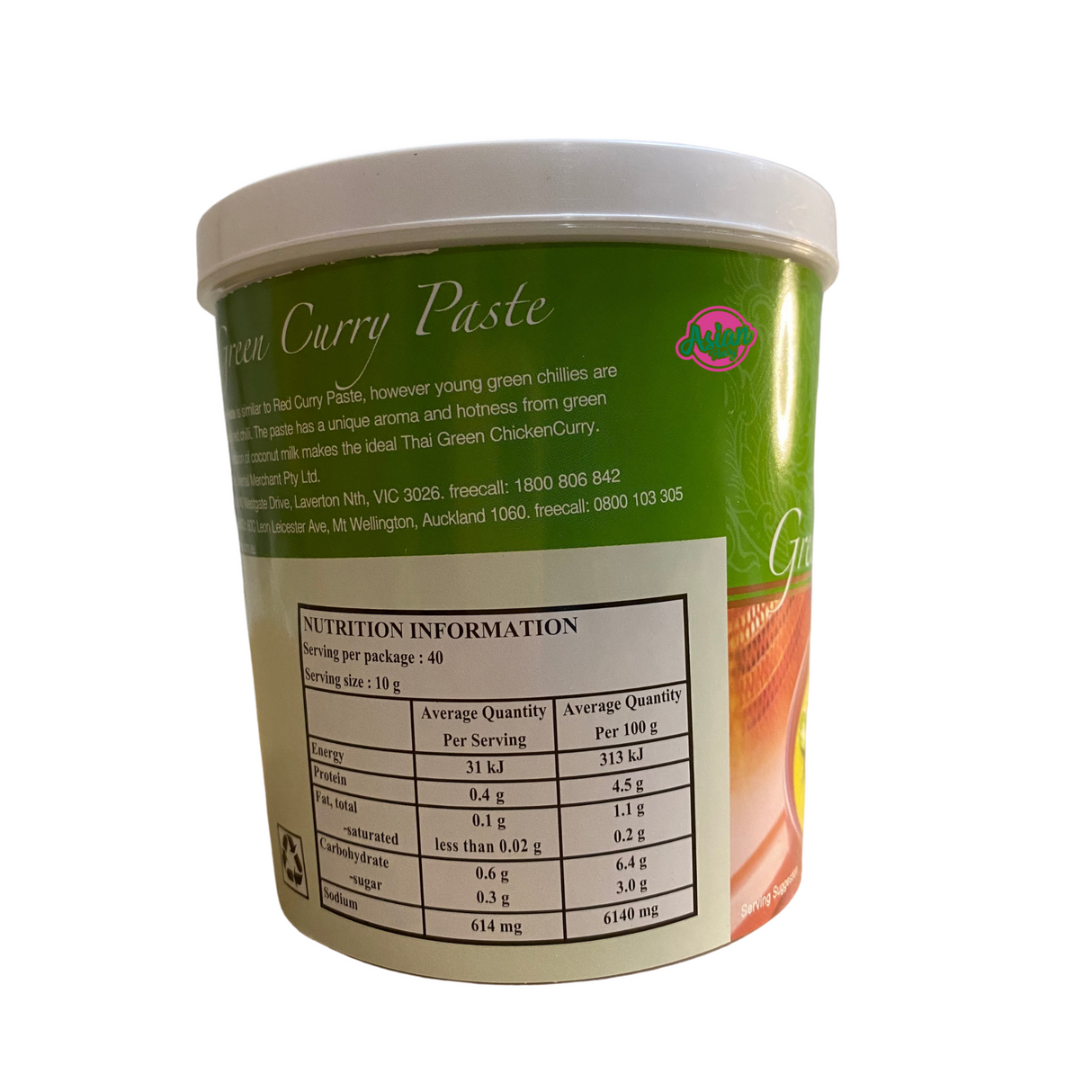 Mae Ploy Green Curry Paste 400g
