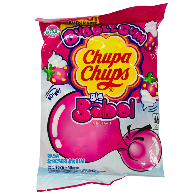 Chupa Chups Big Babol Bubble Gum Strawberry 152g