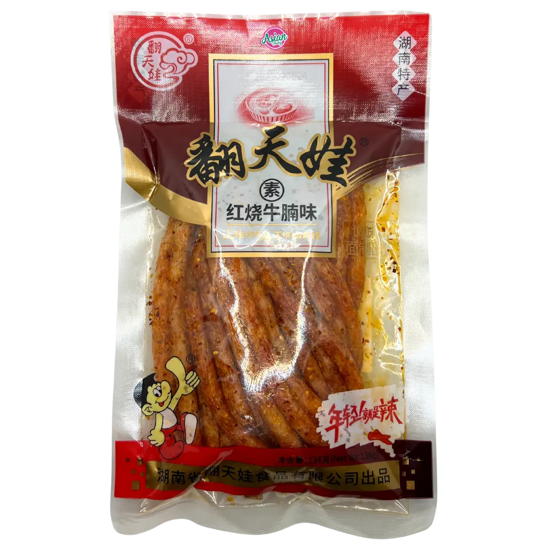 FAN TIAN WA Vegtarian Gluten Sticks (Latiao) Stew Flavour 136g