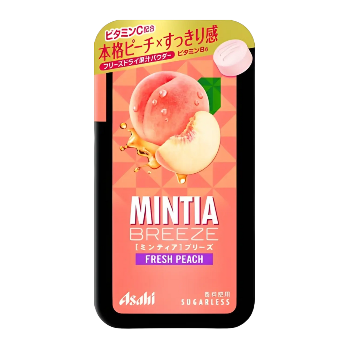 Asahi Mintia Breeze Fresh Peach Sugar Free 36g