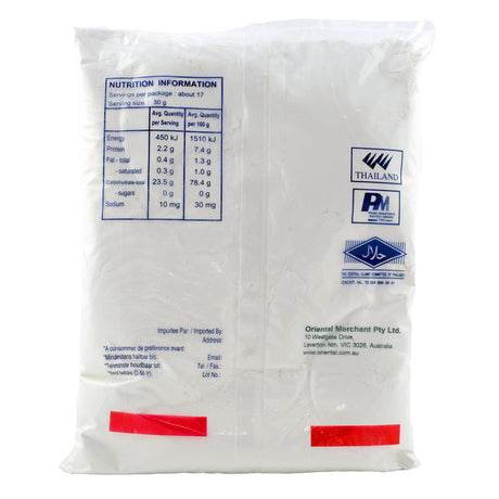 Erawan Rice Flour 500g Back