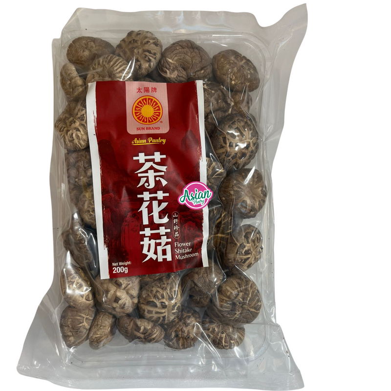 Sun Brand Dried Tea Flower Shitake Mushroom  200g