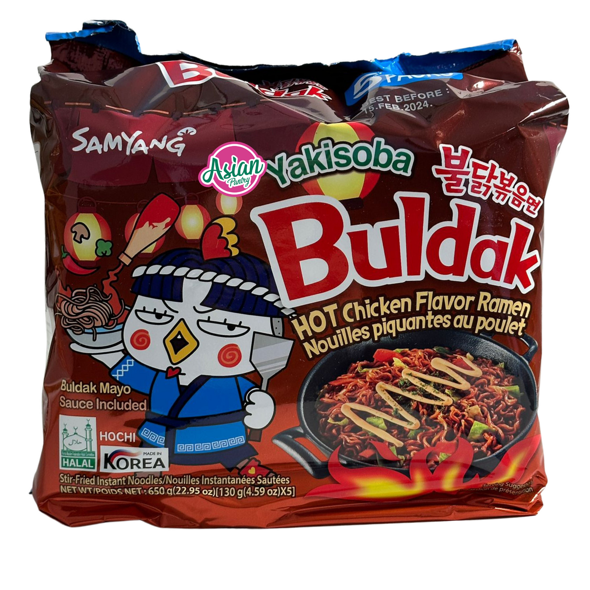 Samyang Buldak Yakisoba Hot Chicken Flavor Ramen 700g