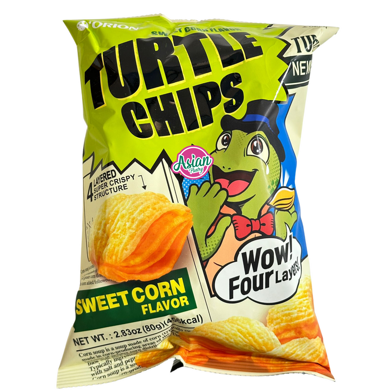 Orion Turtle Chips Sweet Corn Flavour  80g