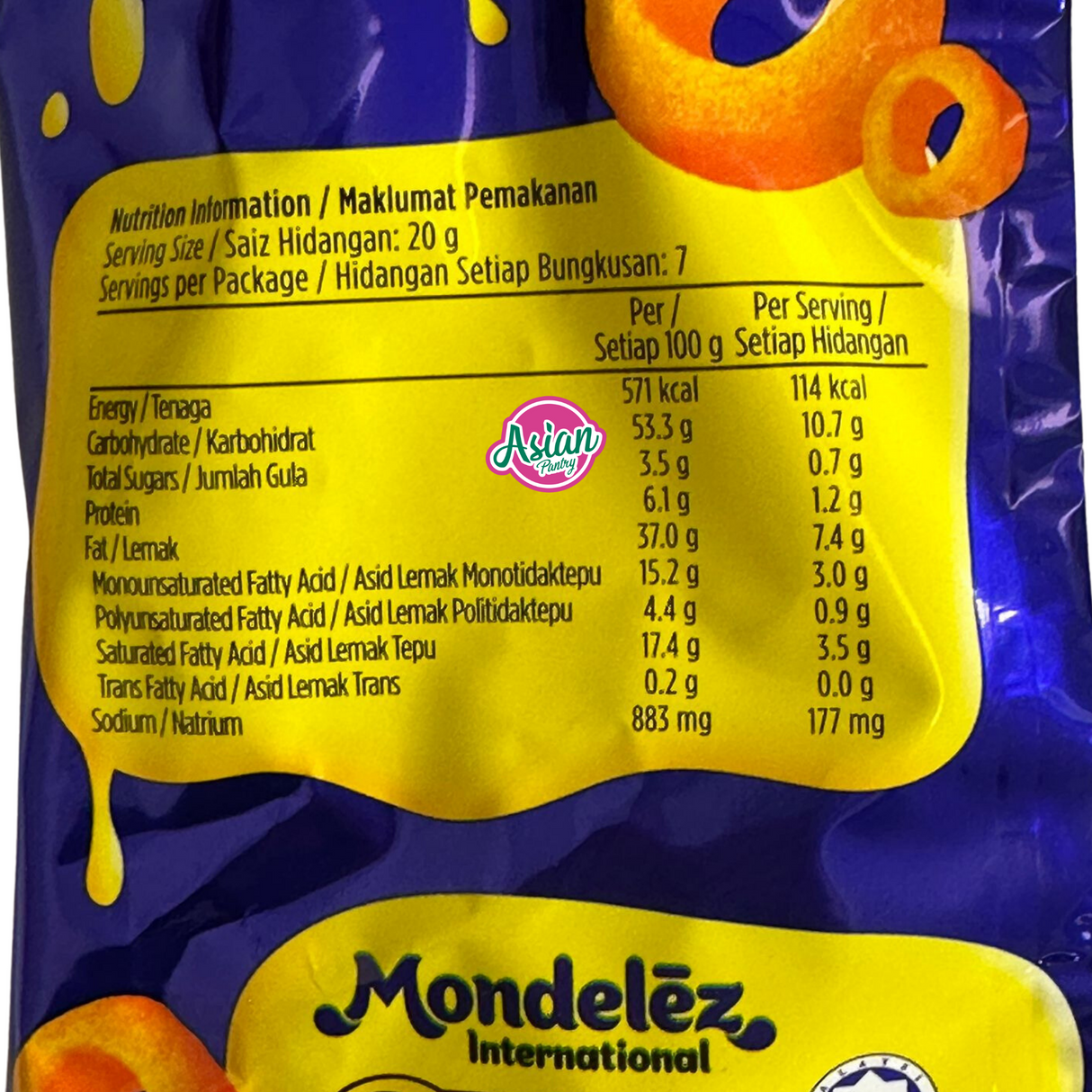 Twisties Cheezy Cheese Flavour 140g