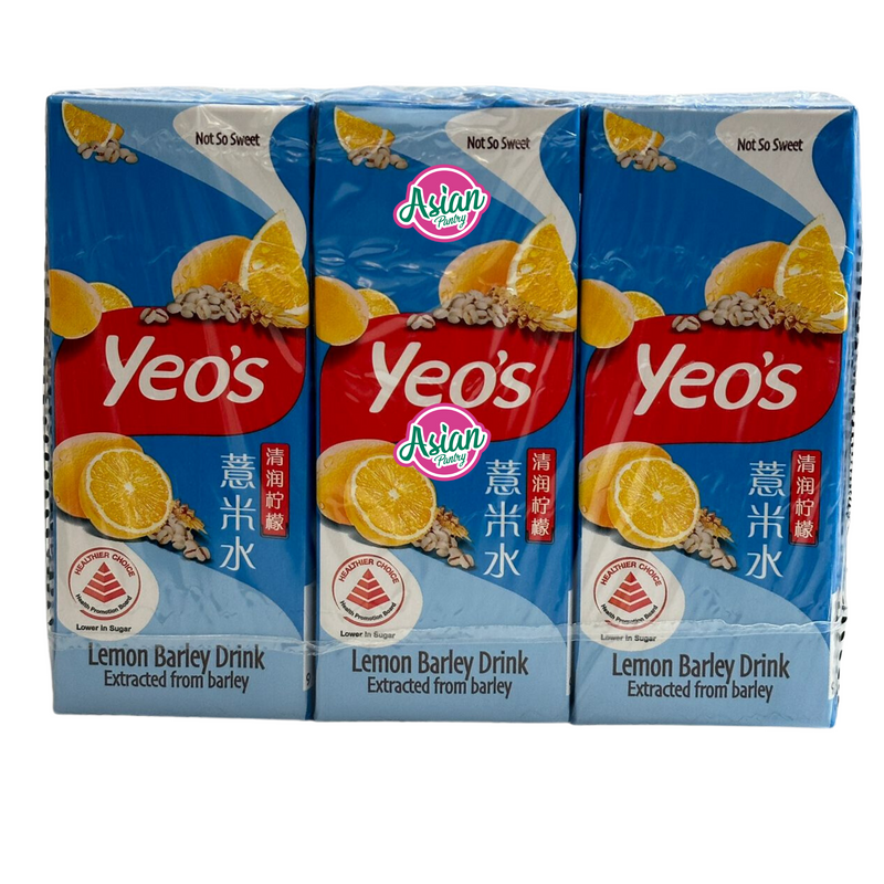 Yeo's Tetra Lemon Barley Extracted Drink 6 Packs  1500ml
