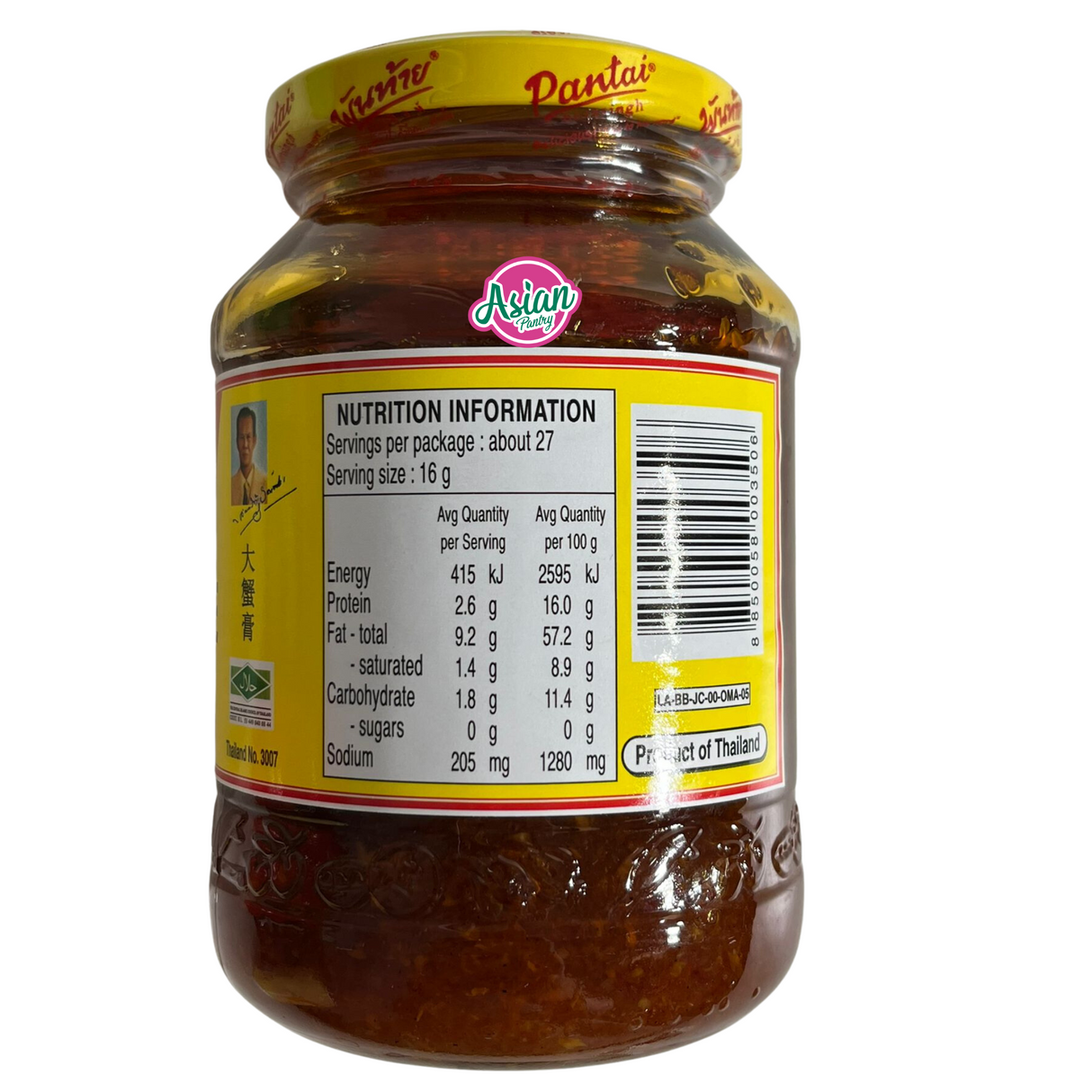 Pantai Crab Paste with Soybean Oil 430g