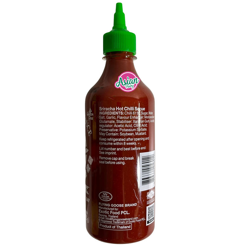 Flying Goose  Vegan Red Sriracha Sauce Original  455ml