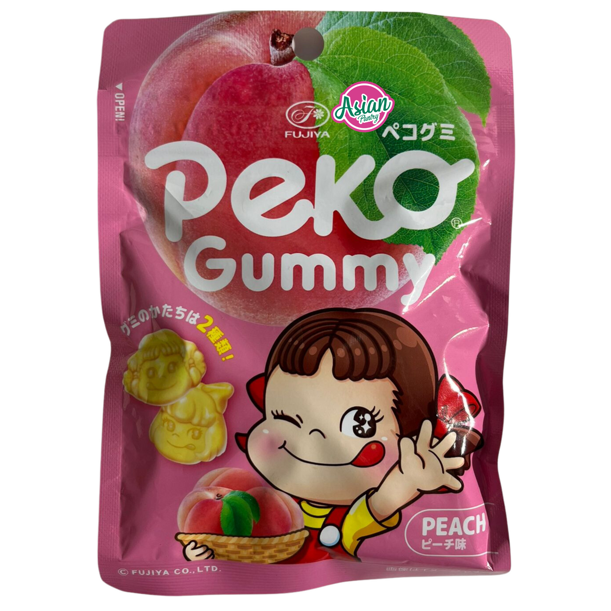 Fujiya Peko Perisa Peach Bergetah 50g