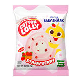 Cotton Lolly Rolled Cotton Candy Baby Shark Strawberry 6g