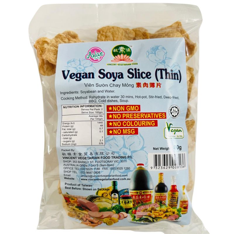 VVF Vegan Soya Slice (Thin) 80g