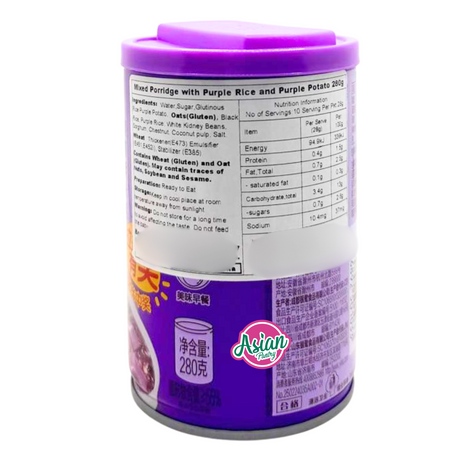 YinLu Mixed Porridge with Purple Rice and Purple Potato 280g