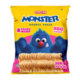 Mamee Monster Noodle Snack BBQ 8pk 200g