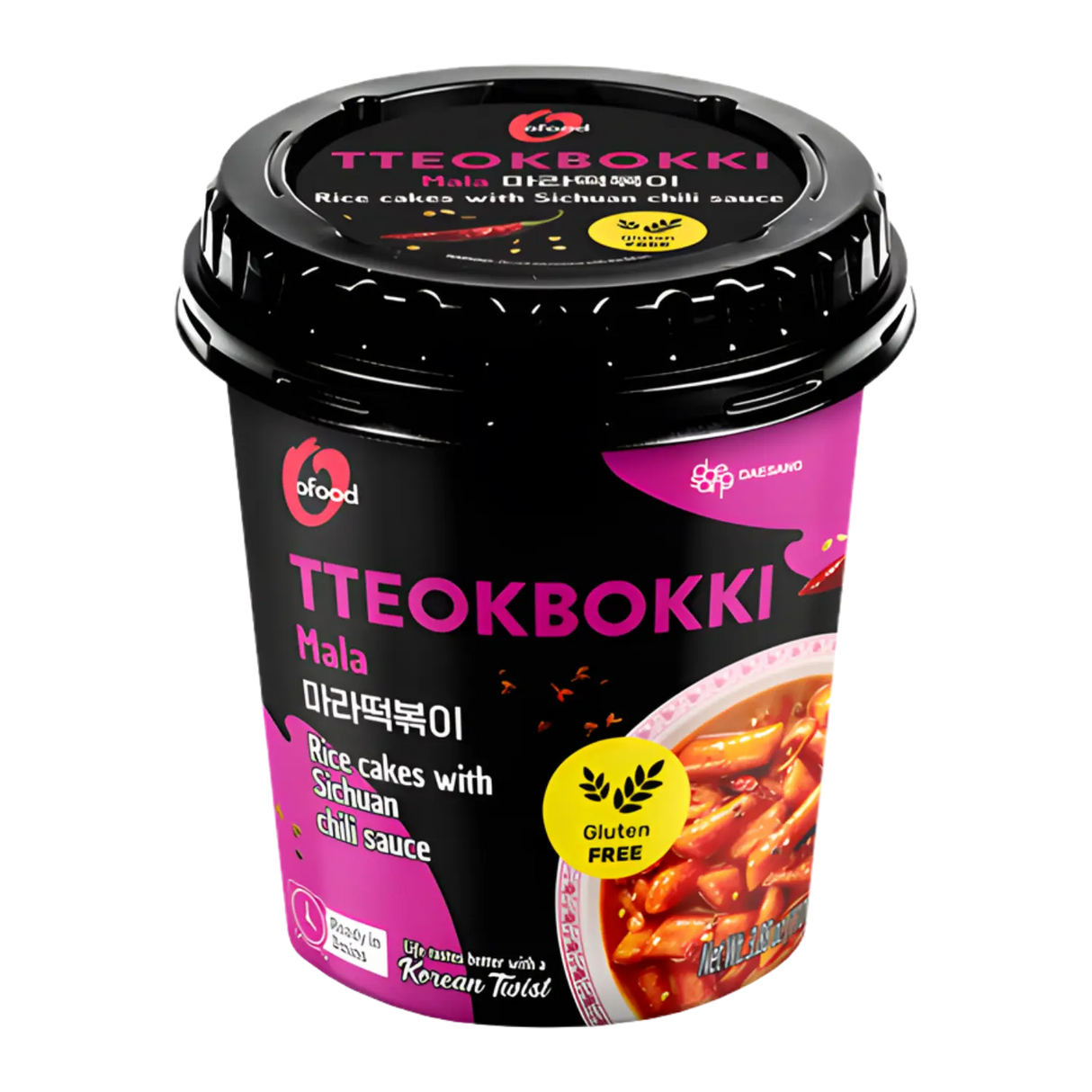 O'food Mala Tteokkbokki Cup 110g