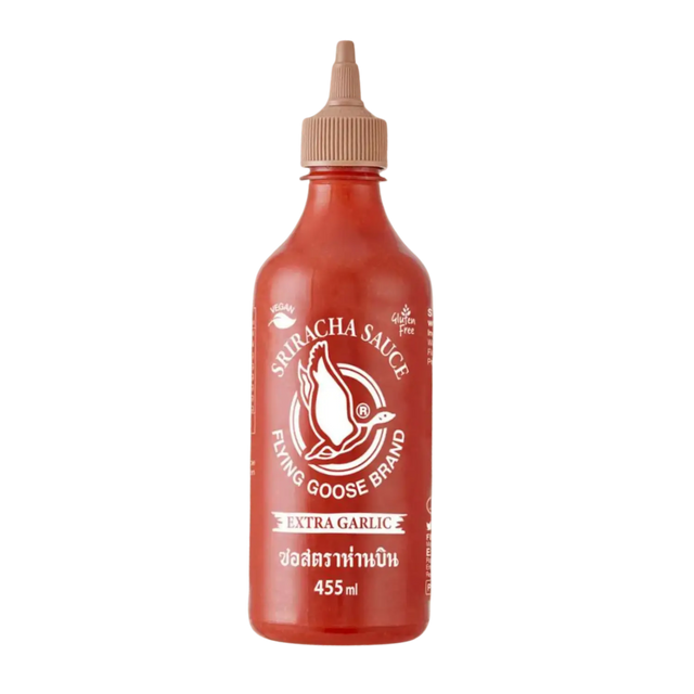 Flying Goose Sriracha Hot Chilli Sauce With Extra Garlic 455ml