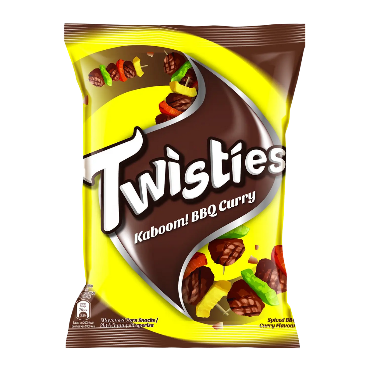 Twisties BBQ Curry Flavour 60g