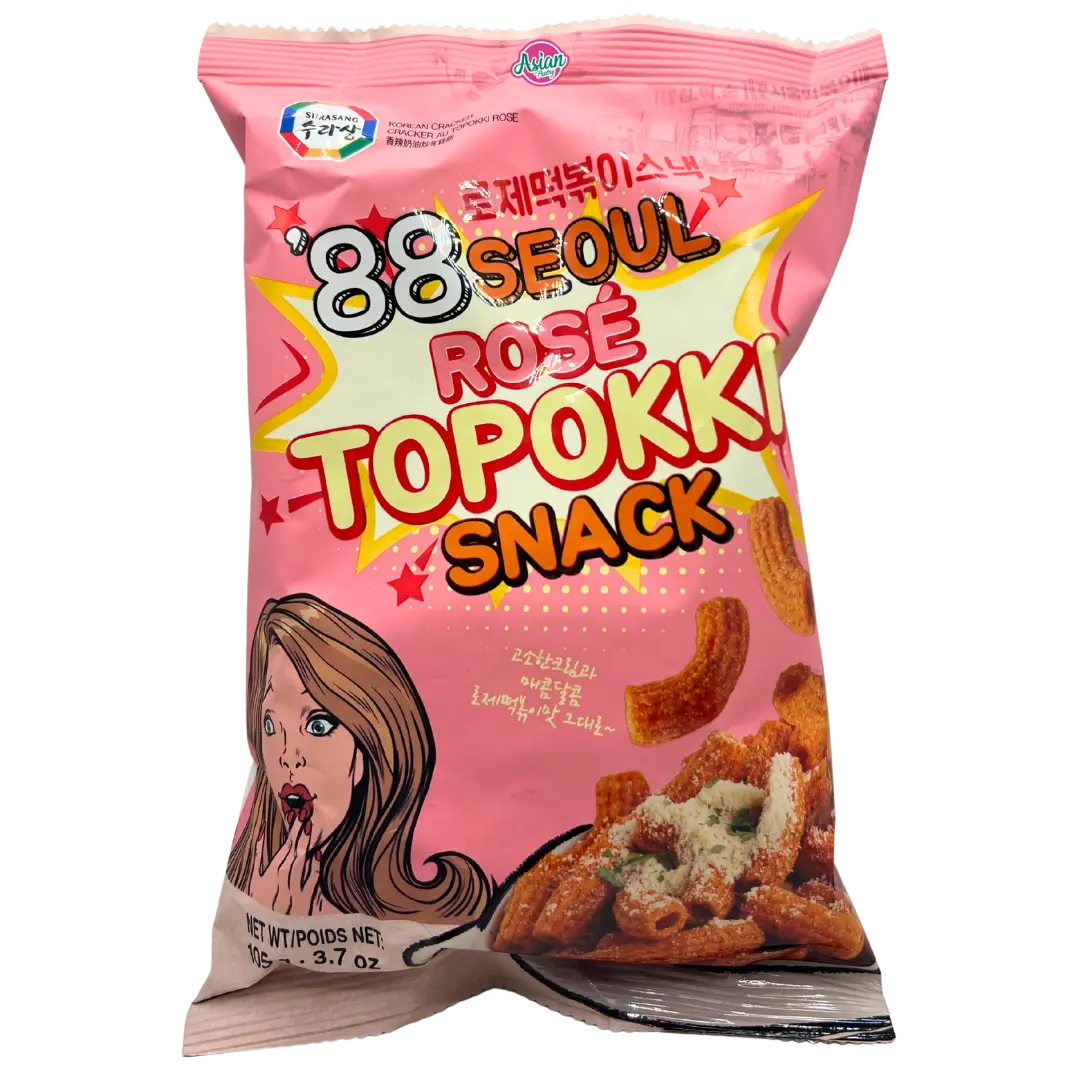 Surasang 88 Seoul Rose Tteokbokki Snack 105g