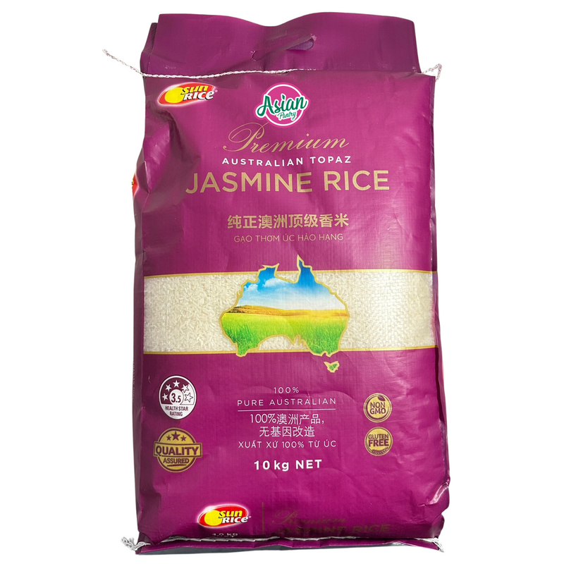 Sun Rice  Premium Australian Jasmine Rice  10kg