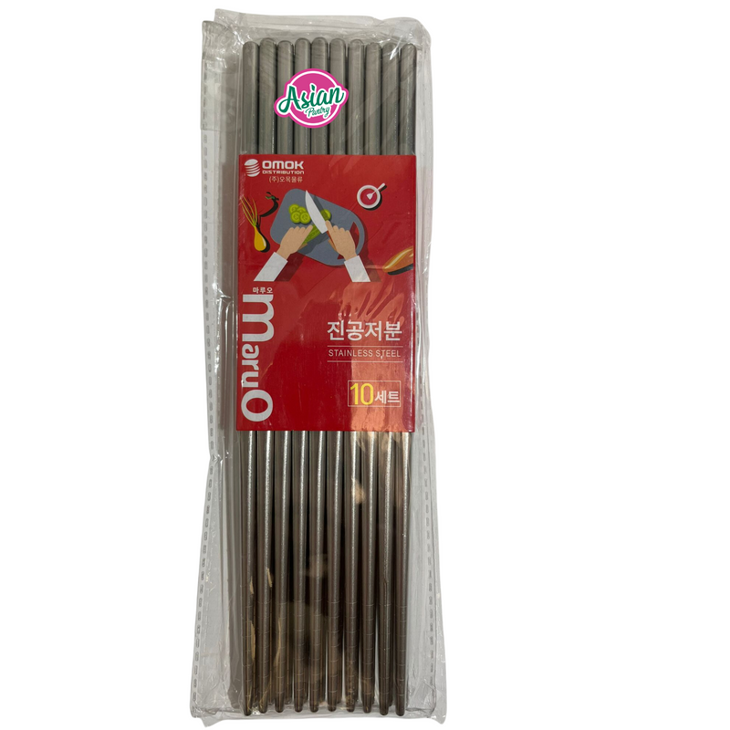 Omok Korean Stainless Chopstick 10 pairs