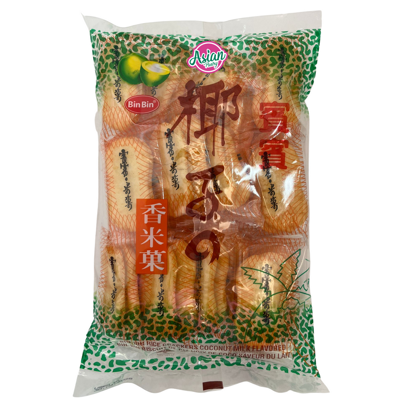 Bin Bin Rice Crackers Coconut Milk  Flavour 150g