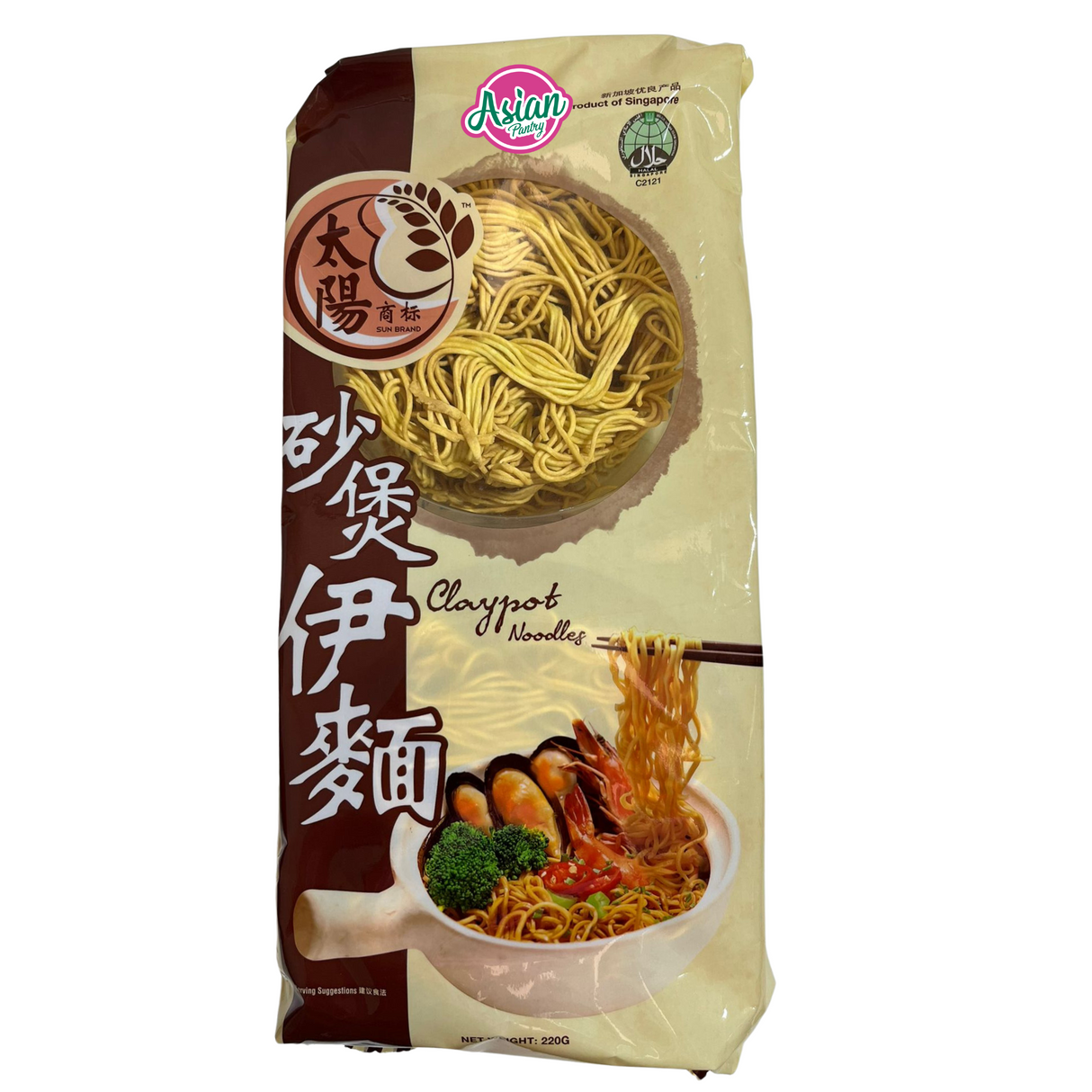太阳牌煲仔面 220g