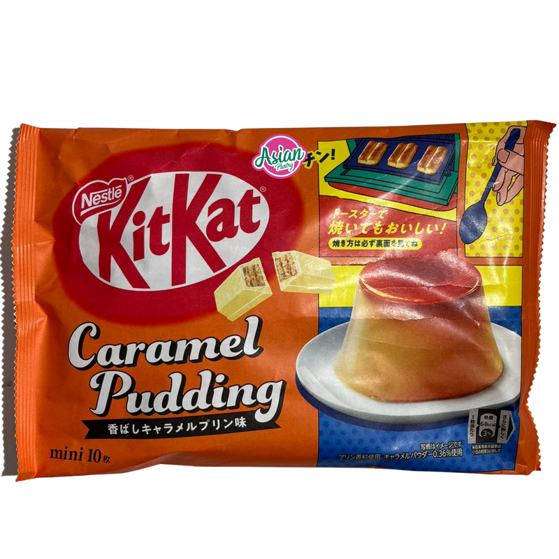 Nestle Kit Kat Mini Wafer Caramel Pudding 10P
