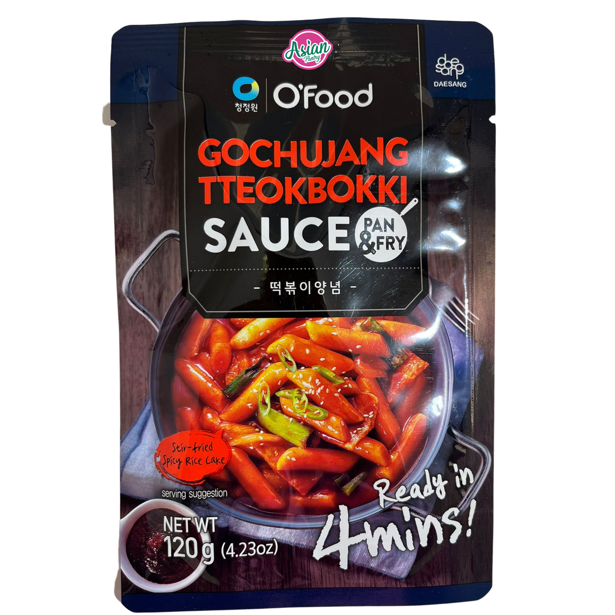Chung Jung Wong O'Food Gochujang Topokki 120g
