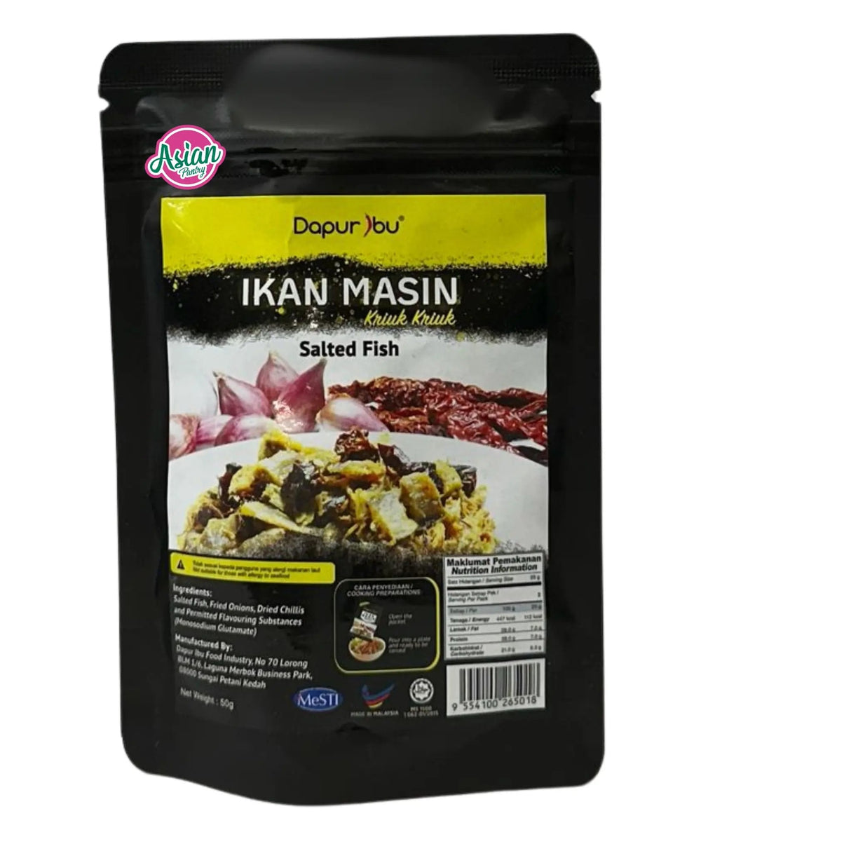 Dapur Ibu Ikan Masin Salted Fish 50g