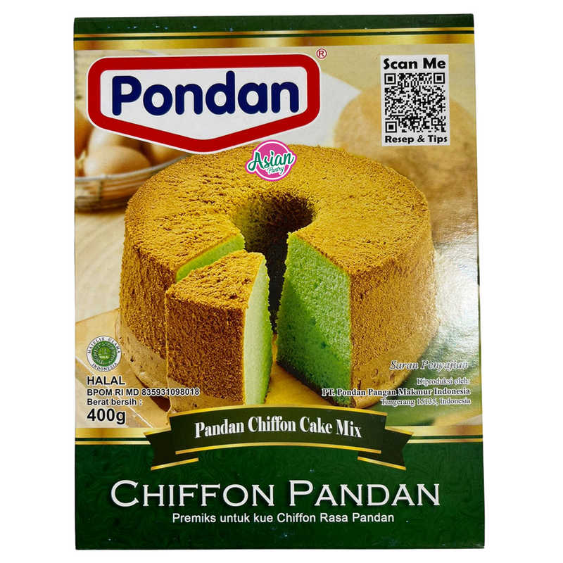 Pondan Pandan Chiffon Cake Mix 400g