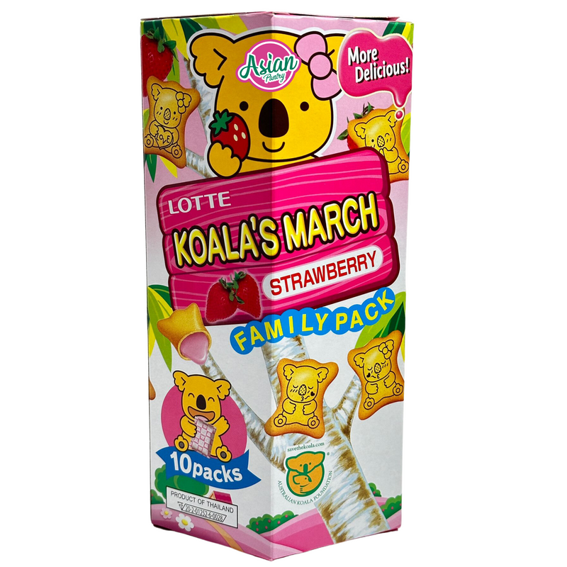 Lotte Koalas March Strawberry  195g