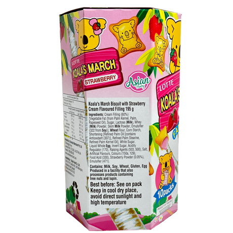 Lotte Koalas March Strawberry 195g