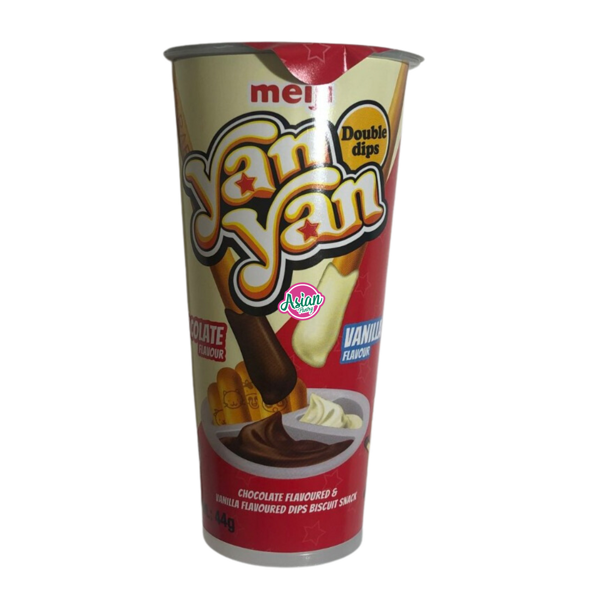 Meiji Yan Yan Coklat &amp; Vanila Double Dips 44g