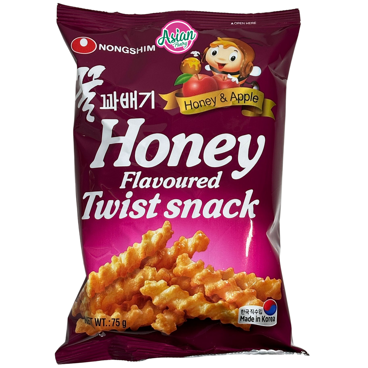 农心蜂蜜苹果味零食 75g