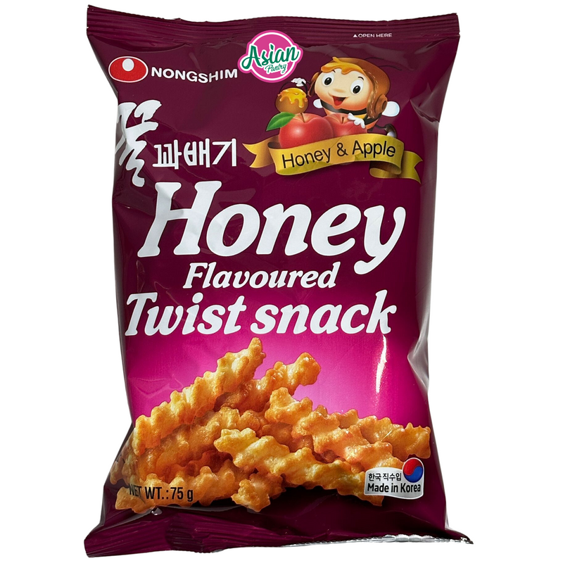Nongshim Honey & Apple Twist Snack  75g