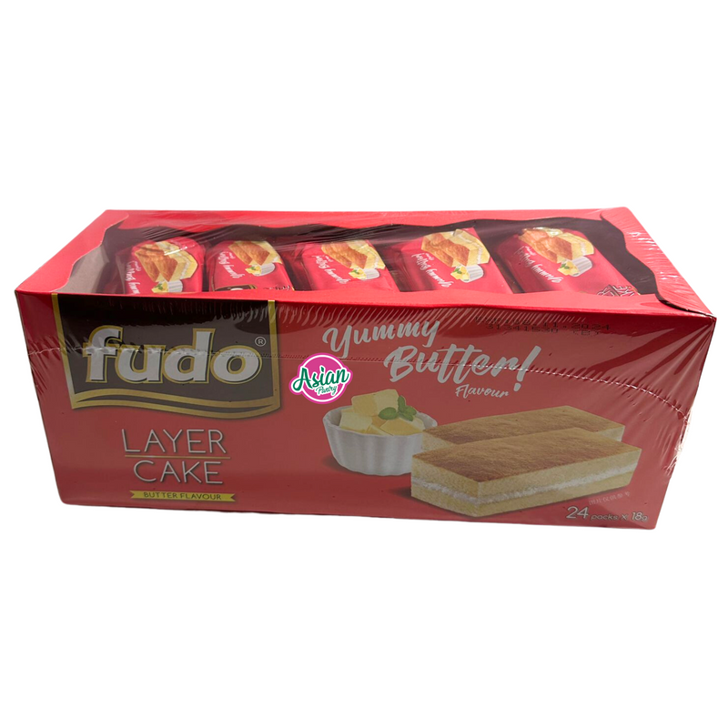Fudo Yummy Butter Layer Cake 24P 432g