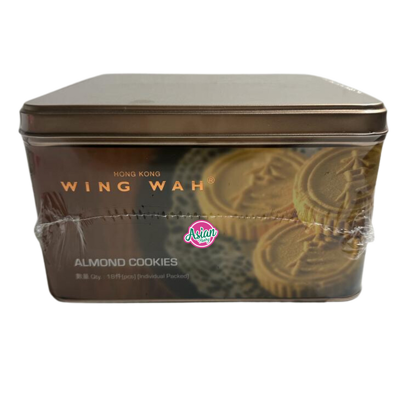 Wing Wah Cookies Almond Tin  450g