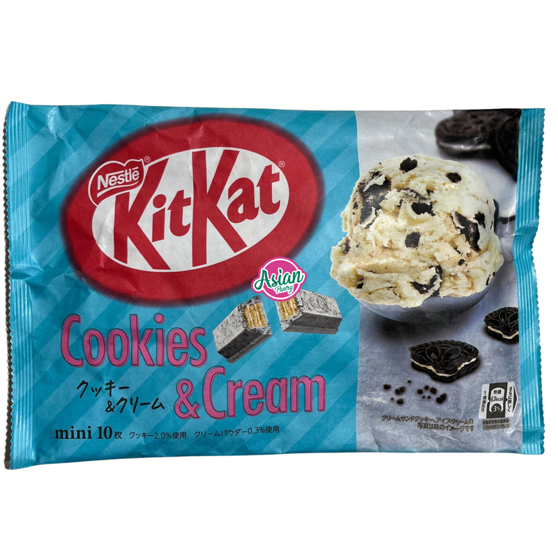 Nestle Kit kat Cookies & Cream Mini 10pc Limited Edition 118.8g