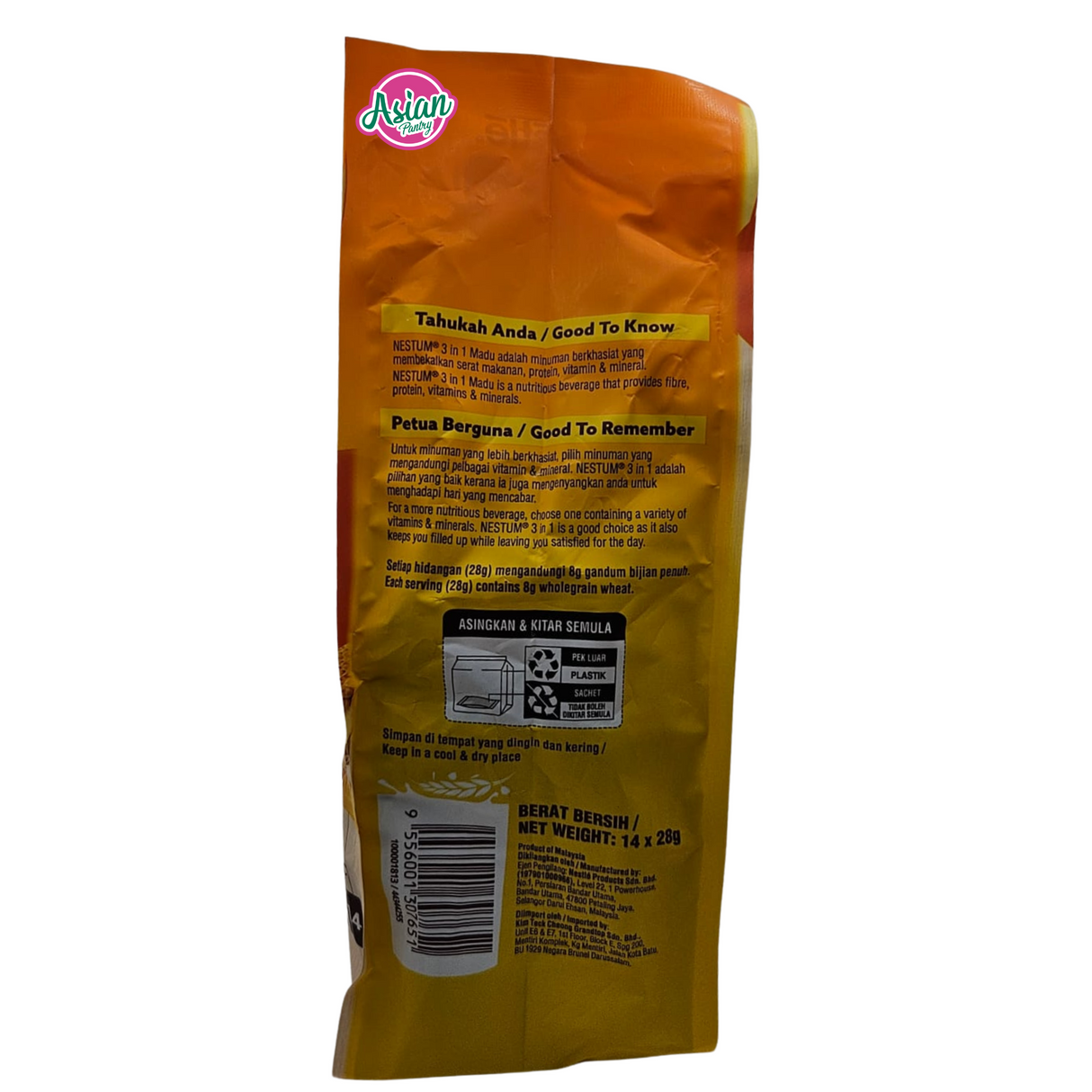 Nestle Nestum Honey Cereal Drink 3 in 1 28g x 14s