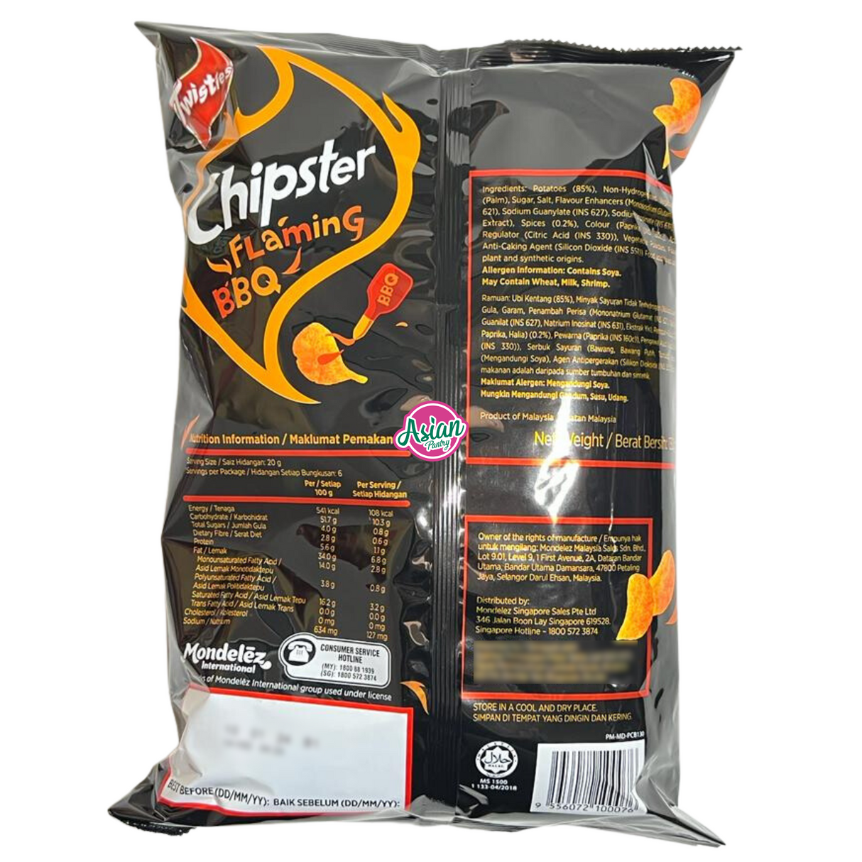 Twisties  Chipster Flaming BBQ 130g